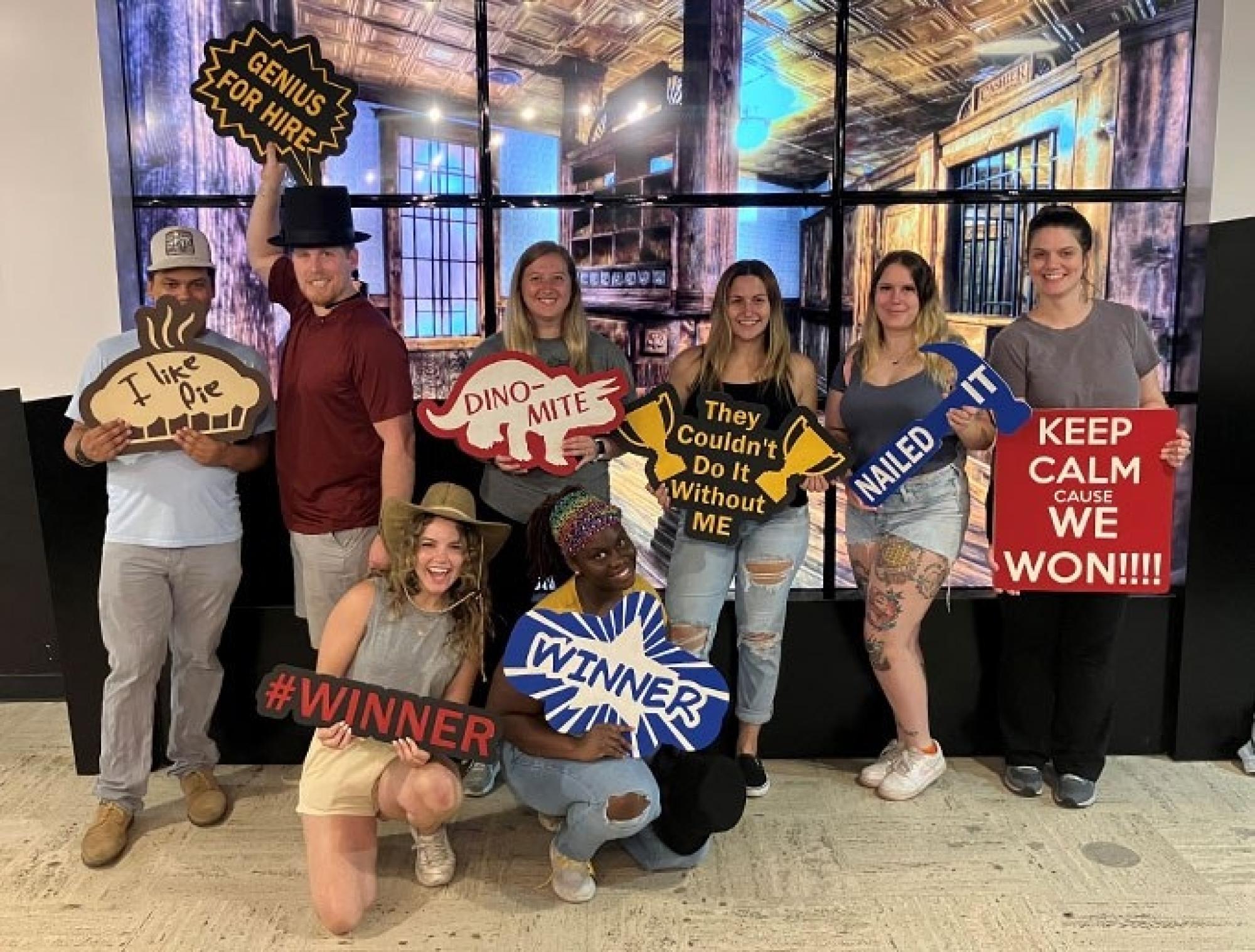 Staff in Fort Worth Escape in Record Time