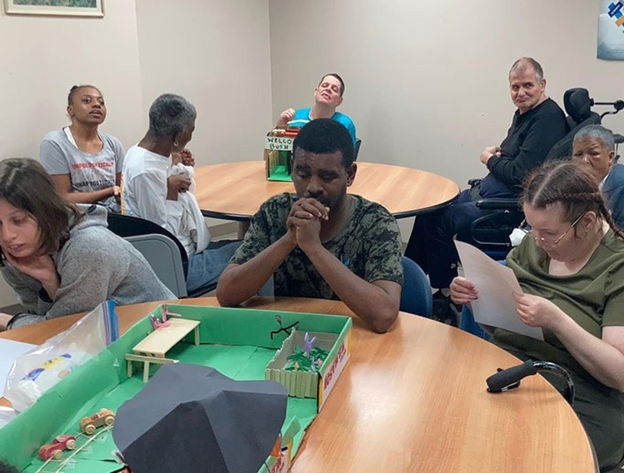 Learning by Doing with Community Participation Supports