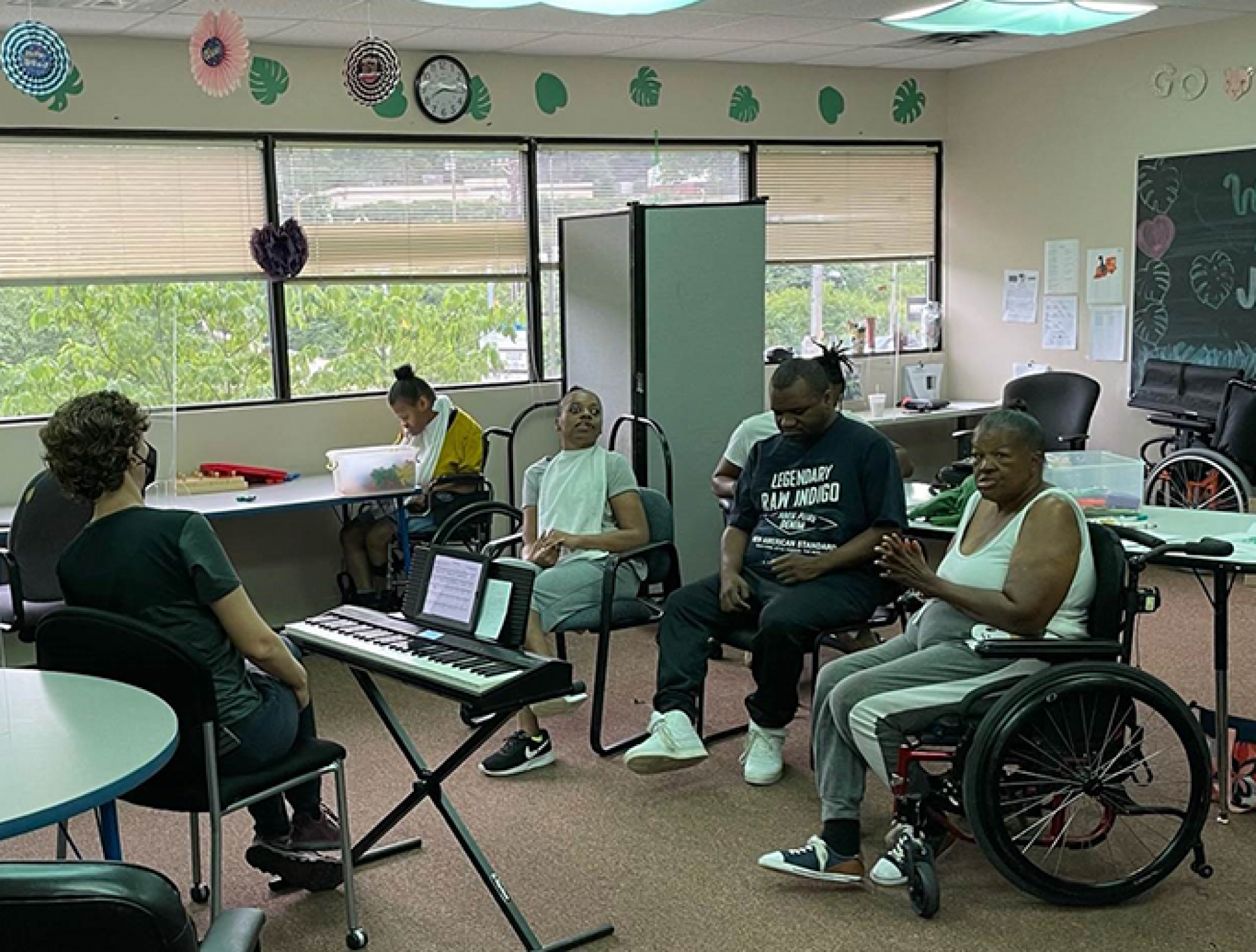 Merakey Penn Hills ATF Welcomes Back Music Therapy