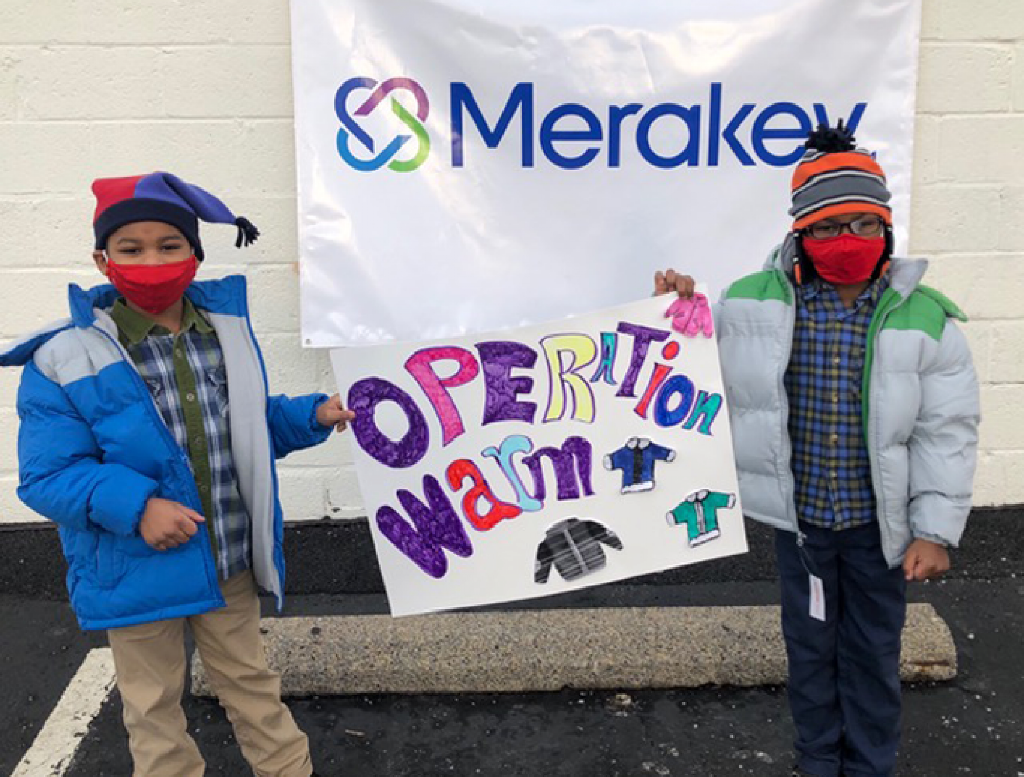 Merakey Partners with Operation Warm to Help Children We Serve