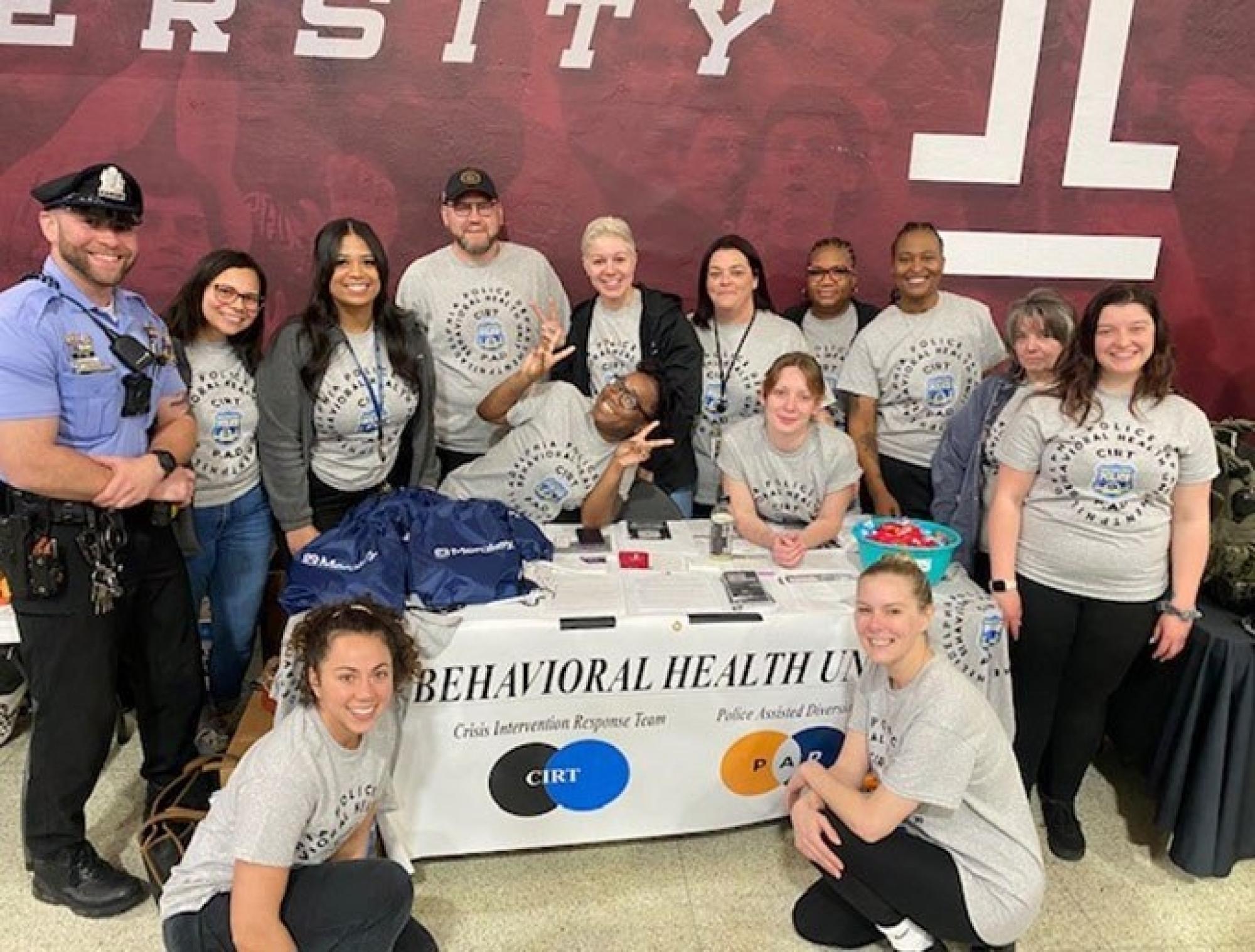 Merakey Staff Participate in Event with Philly Youth and the Police Department