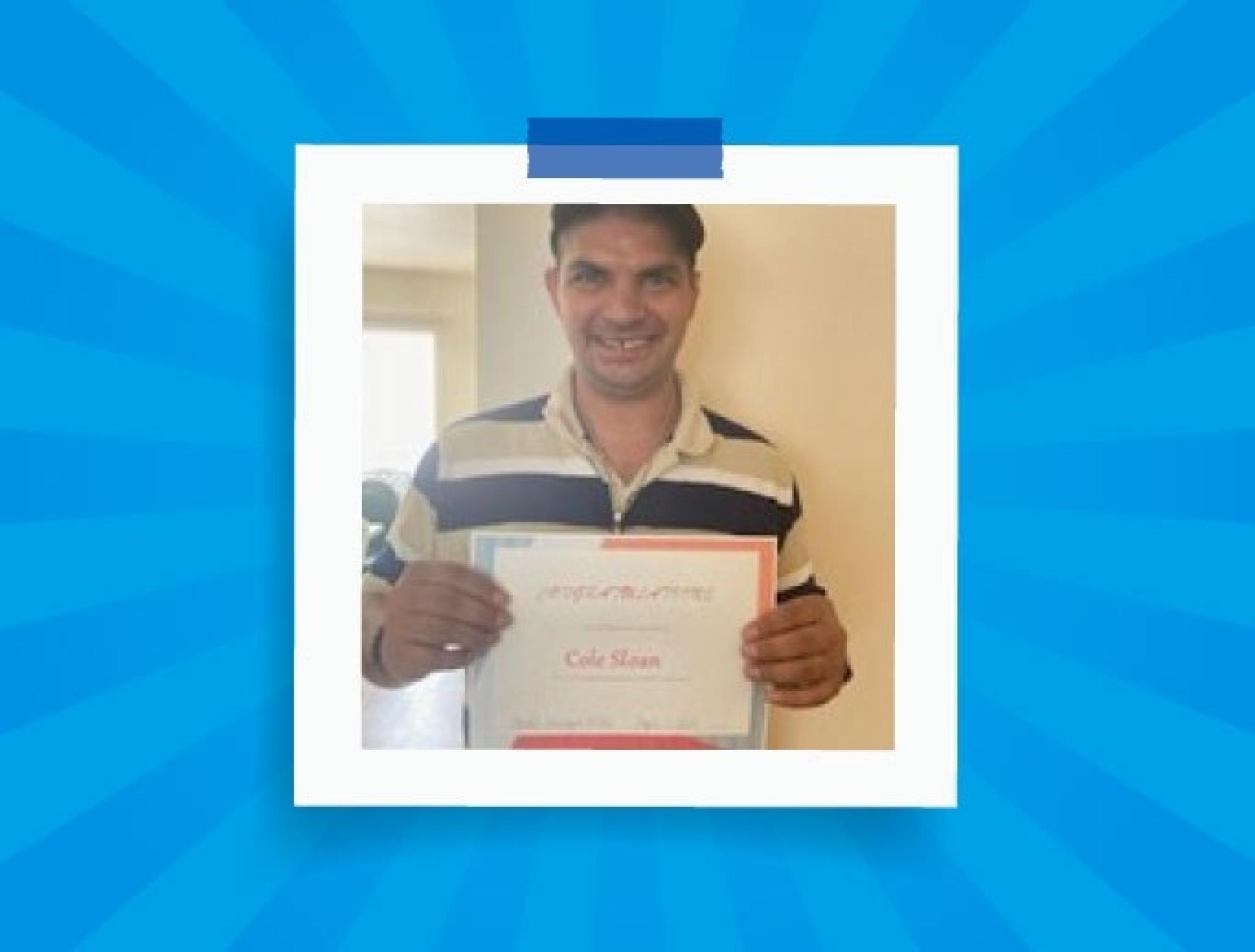 DDTT Celebrates Cole and his Success