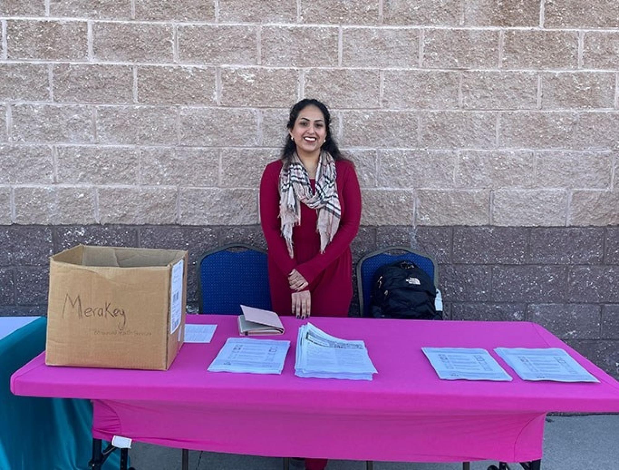 Children's Outpatient Attends Breast Cancer Awareness Event