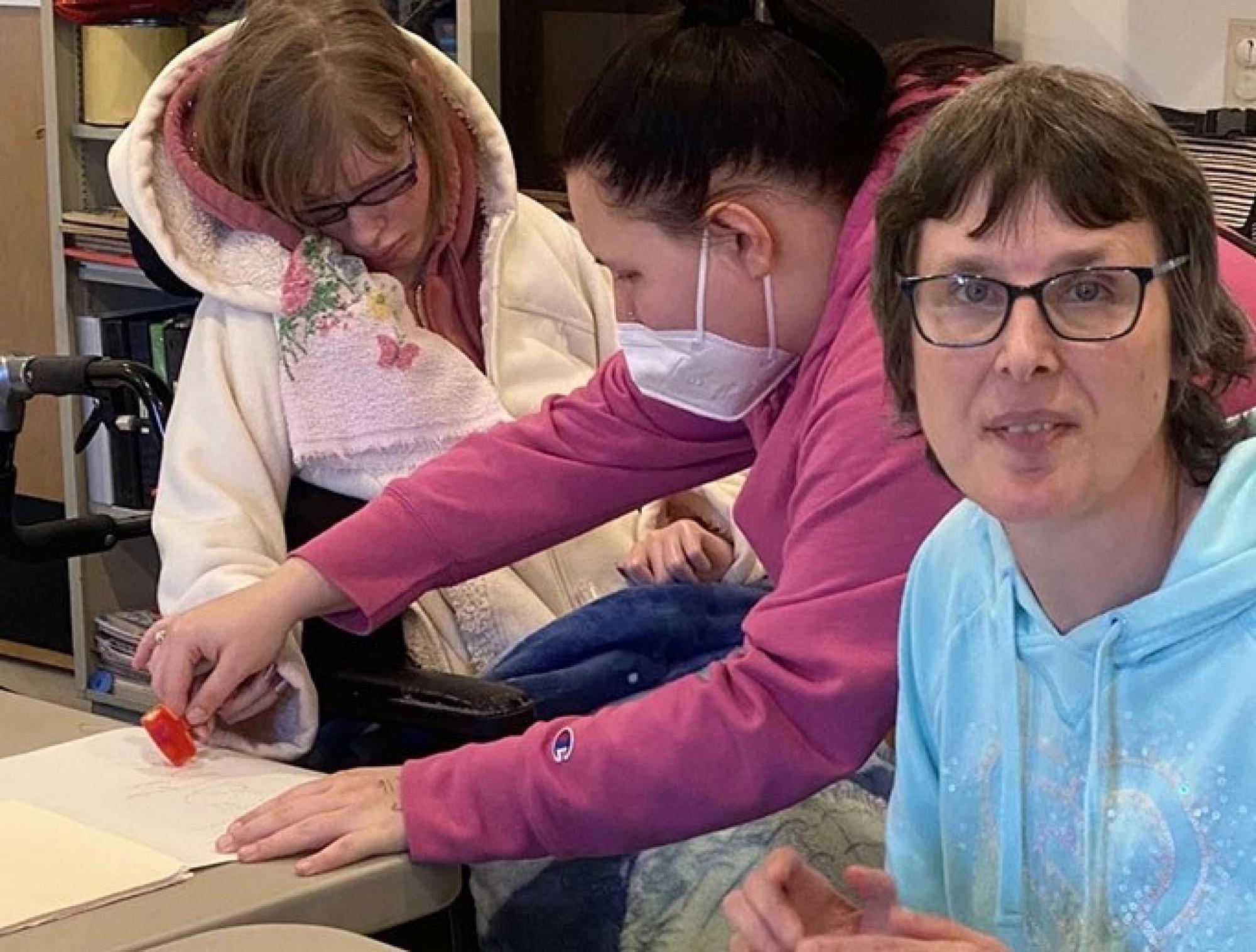 New Ventures Day Program Winter Activities