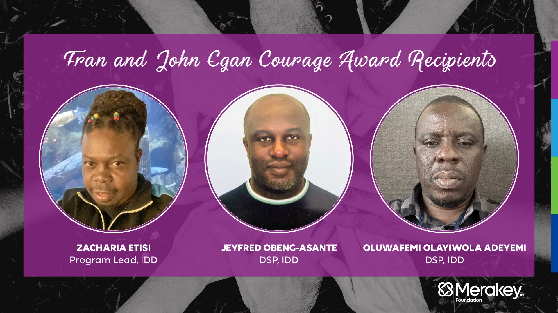 Egan Courage Award Recipients