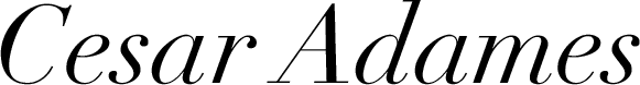 Logo Cesar Adames