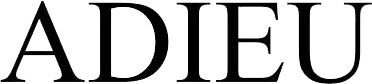 Logo Adieu Paris