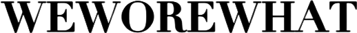 Logo WeWoreWhat