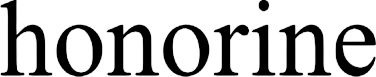 Logo Honorine