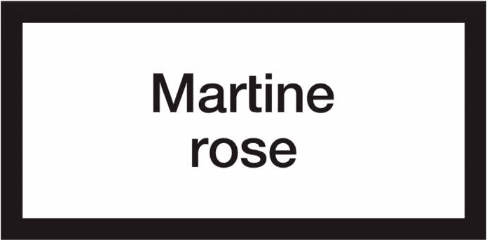Logo Martine Rose