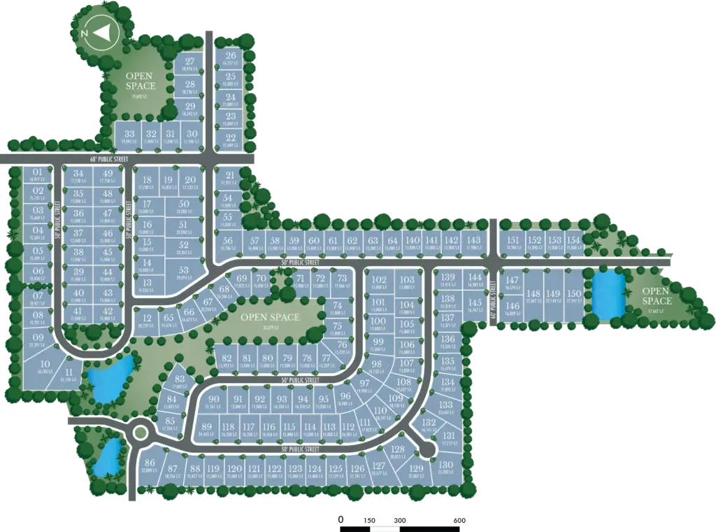 Carrington Estate Plat Map