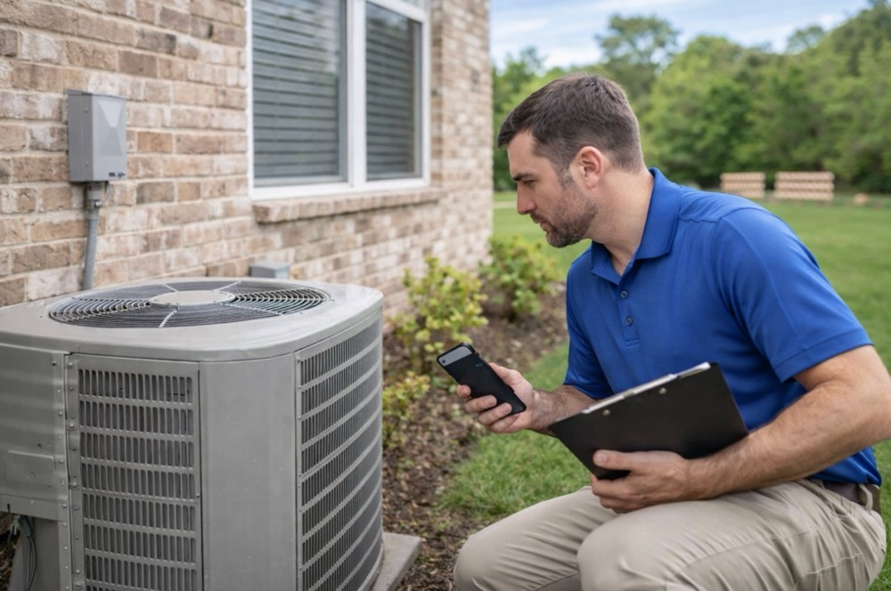 Meridian Property Inspection Of Hvac Illustration2