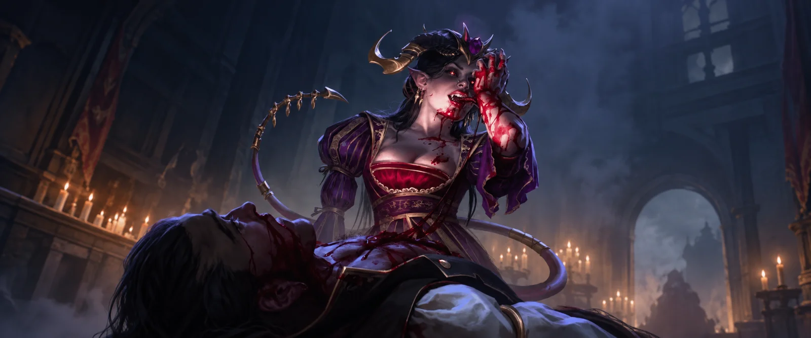 Rainha Vampírica no Salão Gótico.png