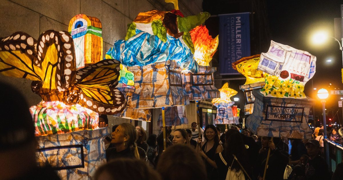 Lanterns from Morningside… Miller Theatre at Columbia University