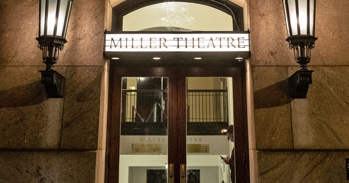 Miller Theatre at Columbia University Home Page