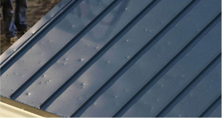 Metal roof hail damage