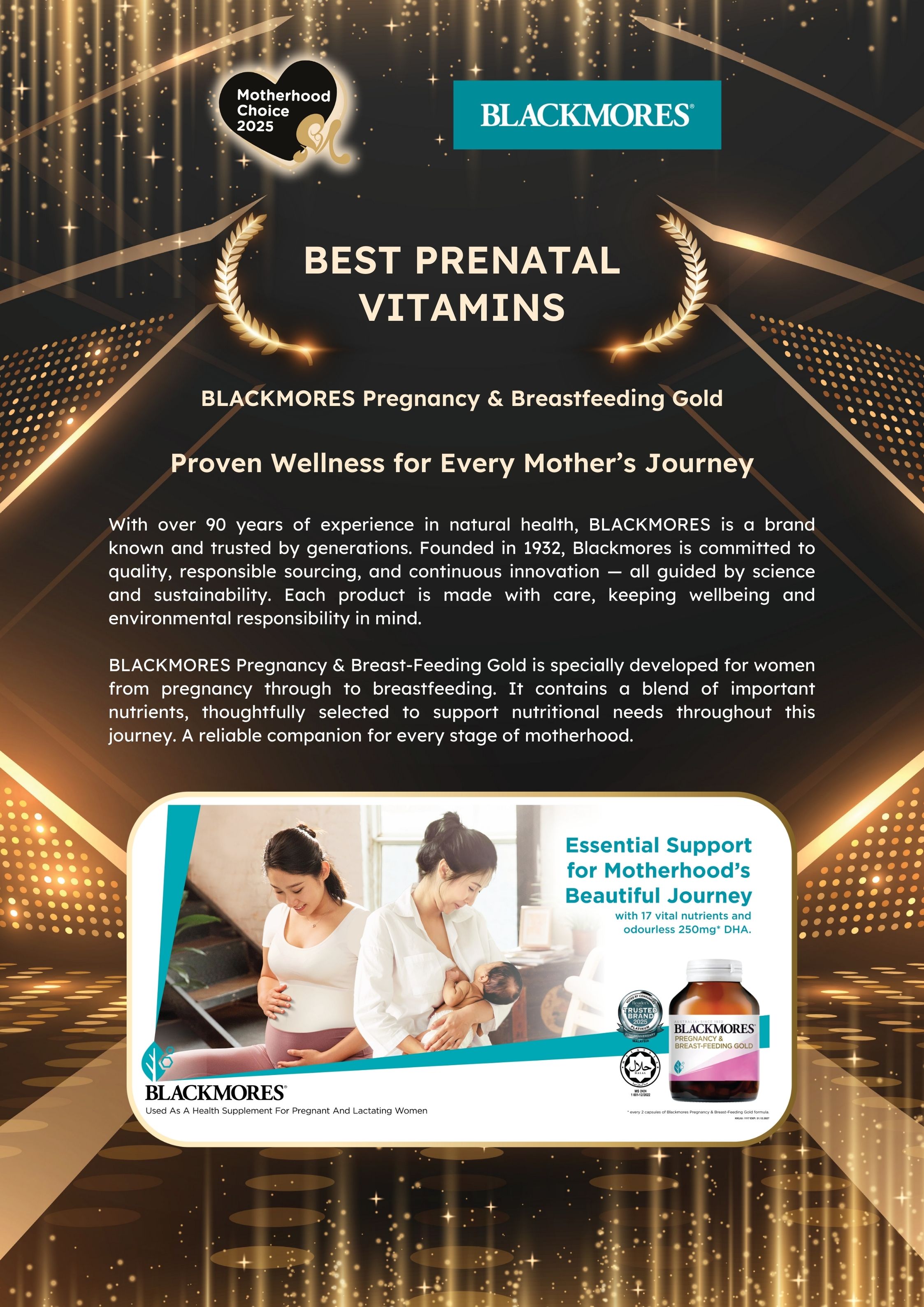 Pregnancy & Breastfeeding Gold