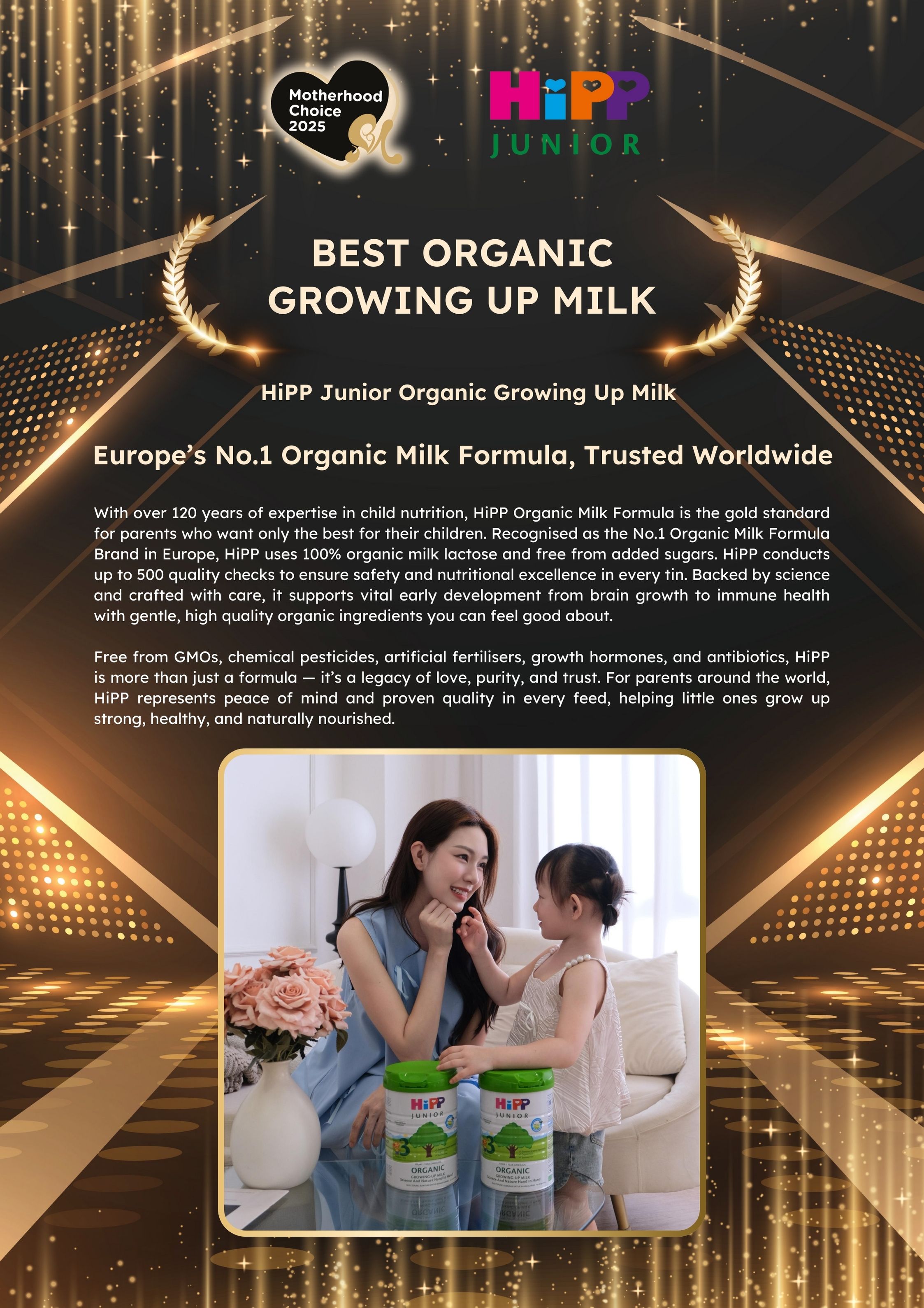 HiPP Junior Organic Growing Up Milk