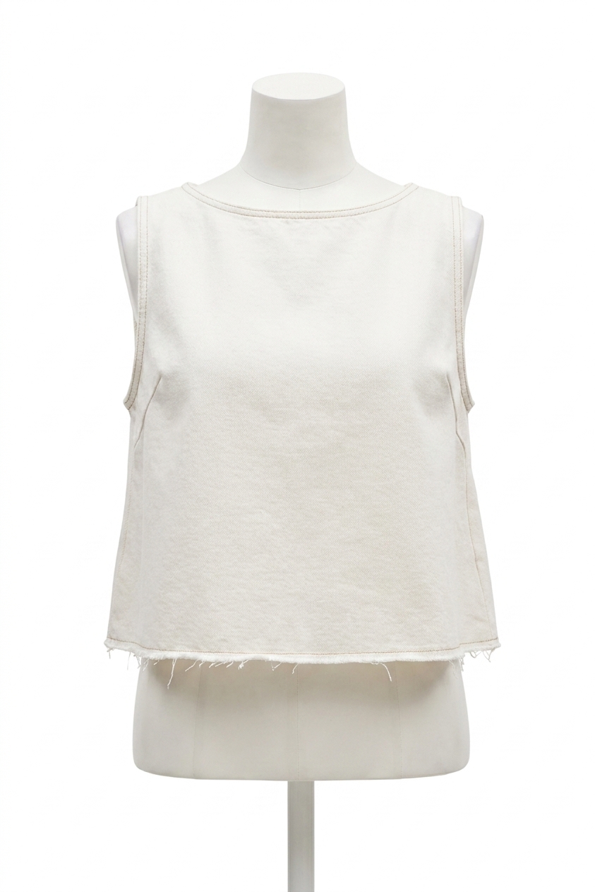 Pistola Rue Crop Top Off White