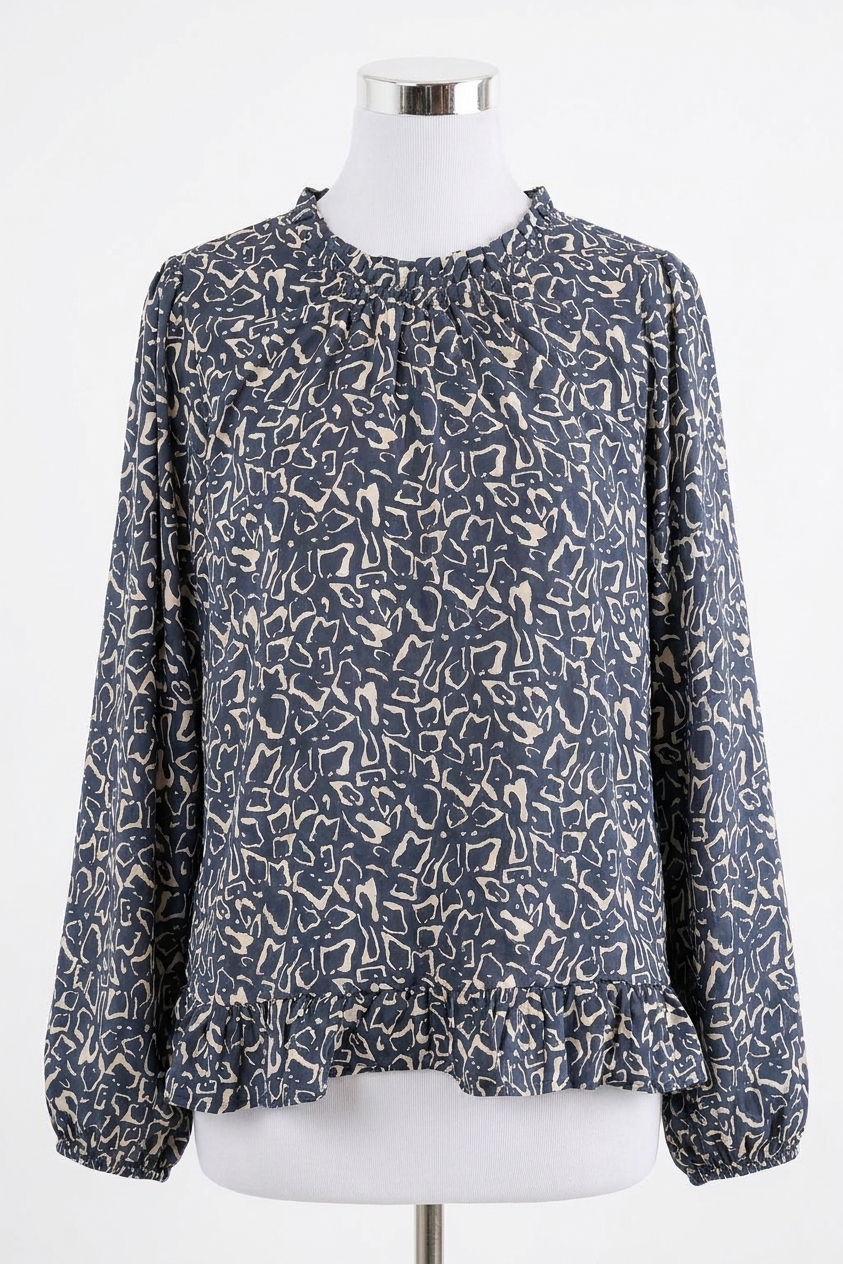And The Why Running Out Of Time Blouse Multi