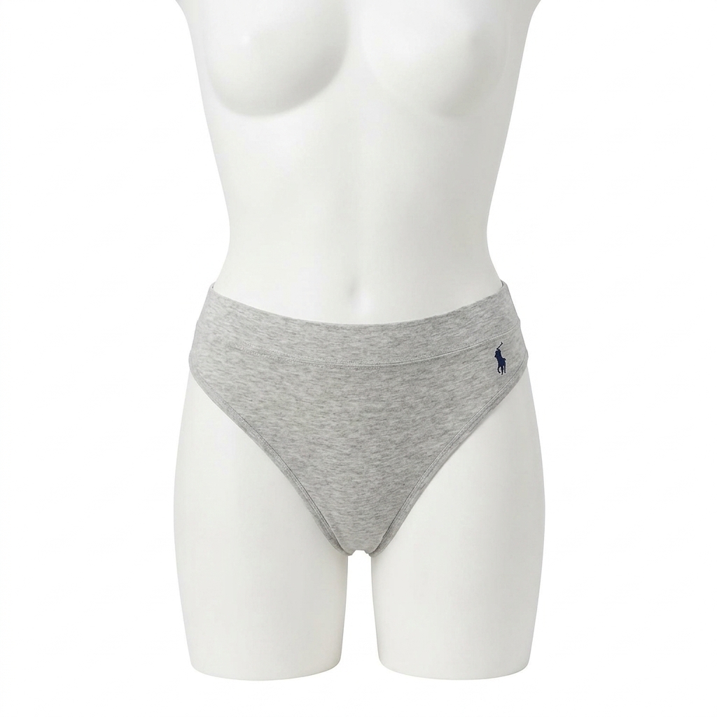 Polo Ralph Lauren High Cut Briefs Underwear Heather Grey