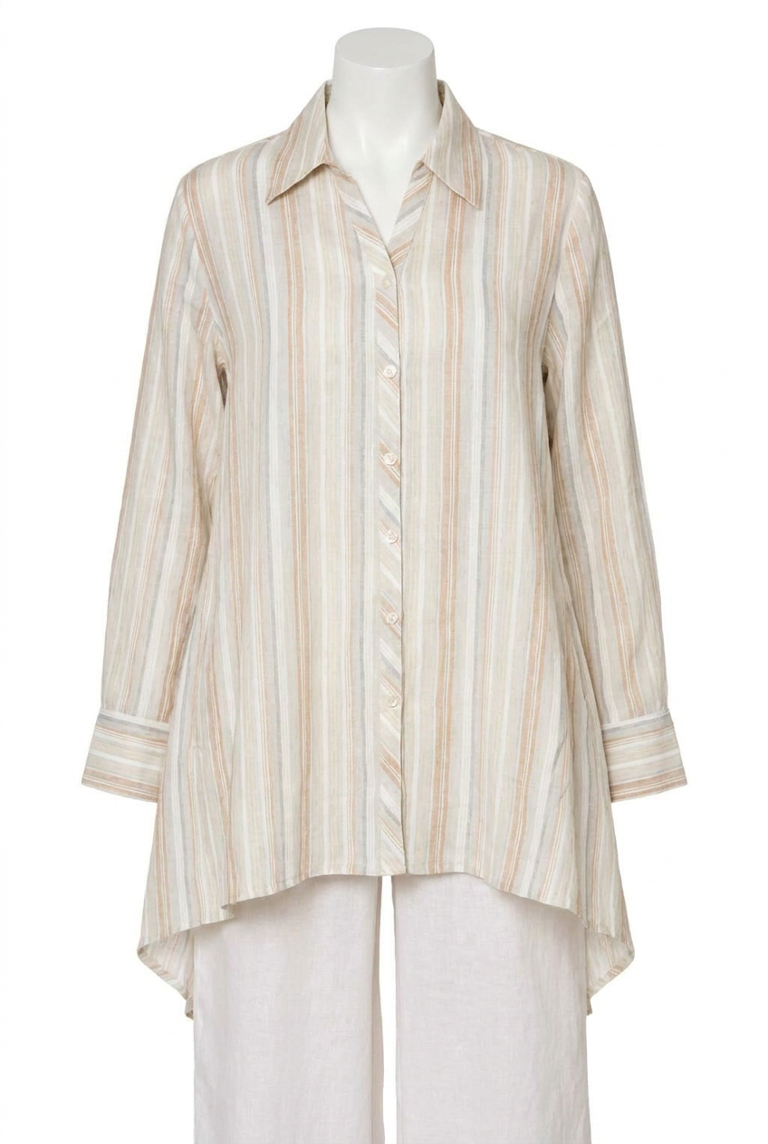 Stella Carakasi Striped True Form Shirt Yarn Dye Stripe