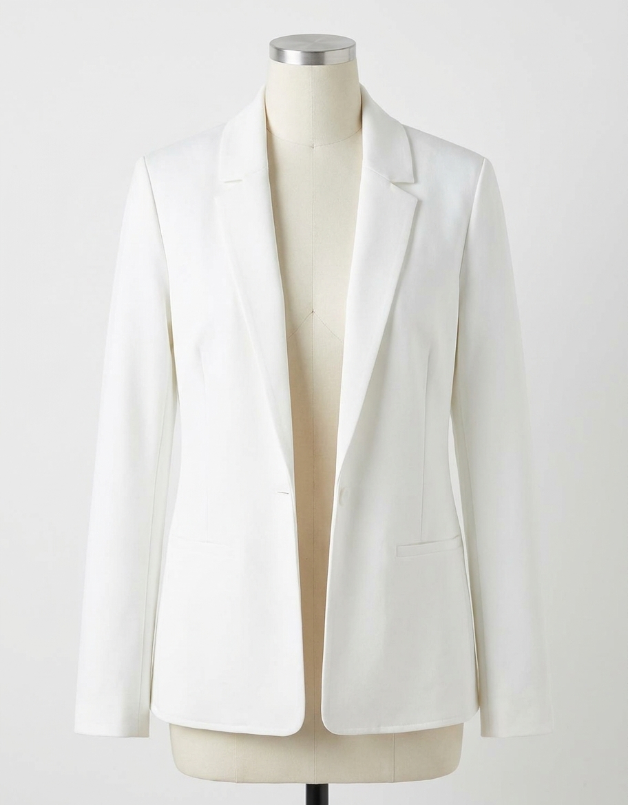 Commando Neoprene Ceo Blazer White