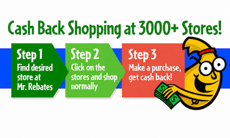 How Mr. Rebates Works - Cash Back Shopping at 3000+ Stores