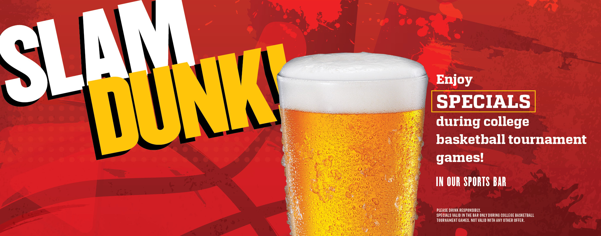 College Basketball 2026 Sports Bars Specials