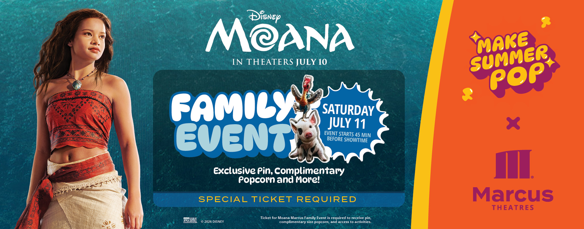 Moana Marcus Family Event