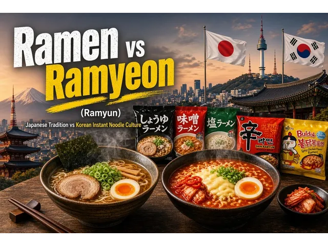 Ramen vs. Ramyeon(Ramyun): What's the Difference?