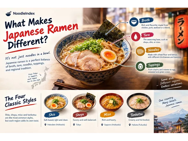 What Makes Japanese Ramen Different?