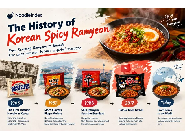 The History of Korean Spicy Ramyeon
