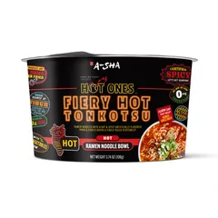 A-SHA x HOT ONES - Fiery Hot Tonkotsu Ramen Noodle Soup