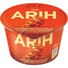 ARIH Modern Noodles, K-Super Spicy Seaweed, Bowl