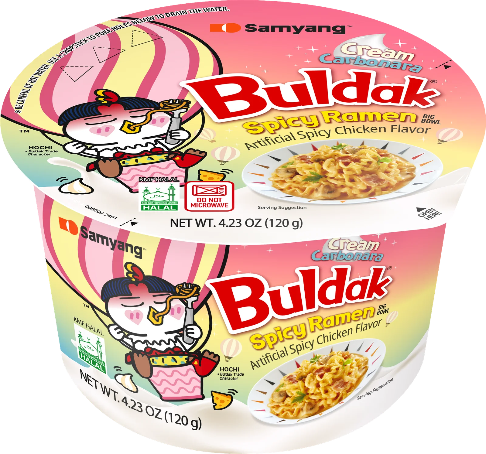 Buldak Cream Carbonara Big Bowl