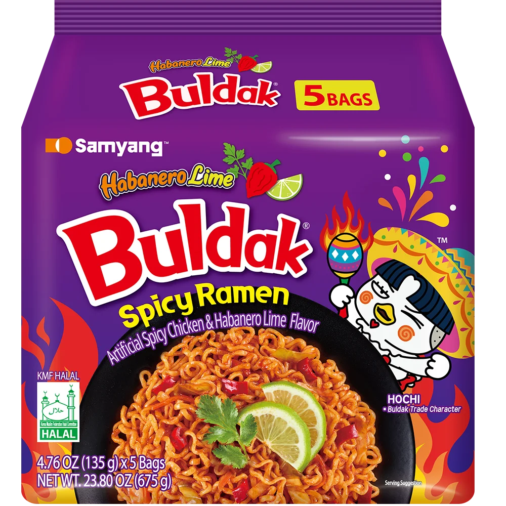 Buldak Habanero Lime