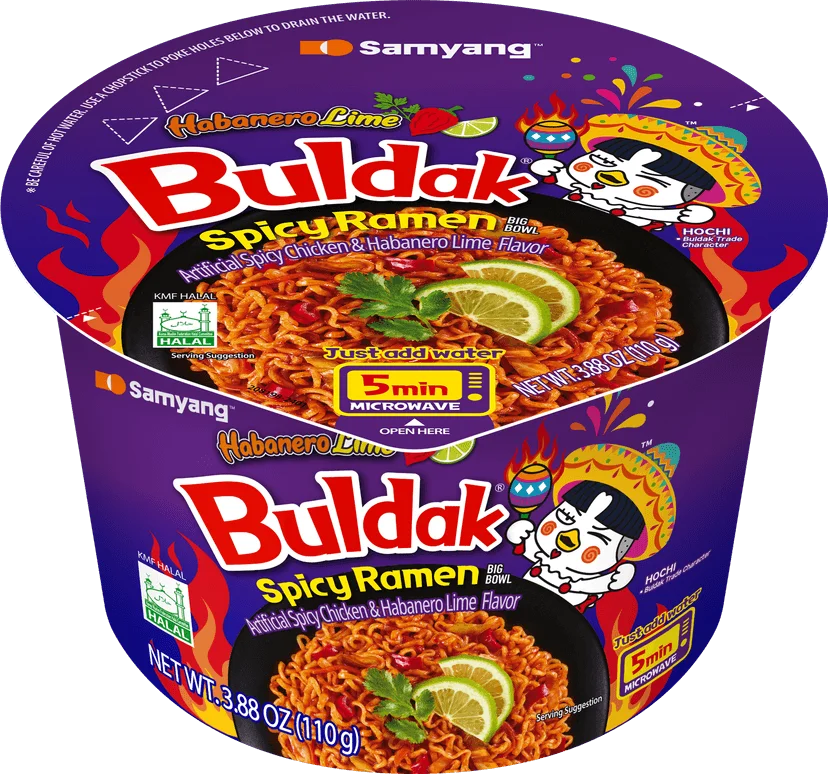 Buldak Habanero Lime Big Bowl