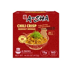 Chili Crisp Squiggly Noodle - Chili Crisp Drizzle and Rich Soy Sauce
