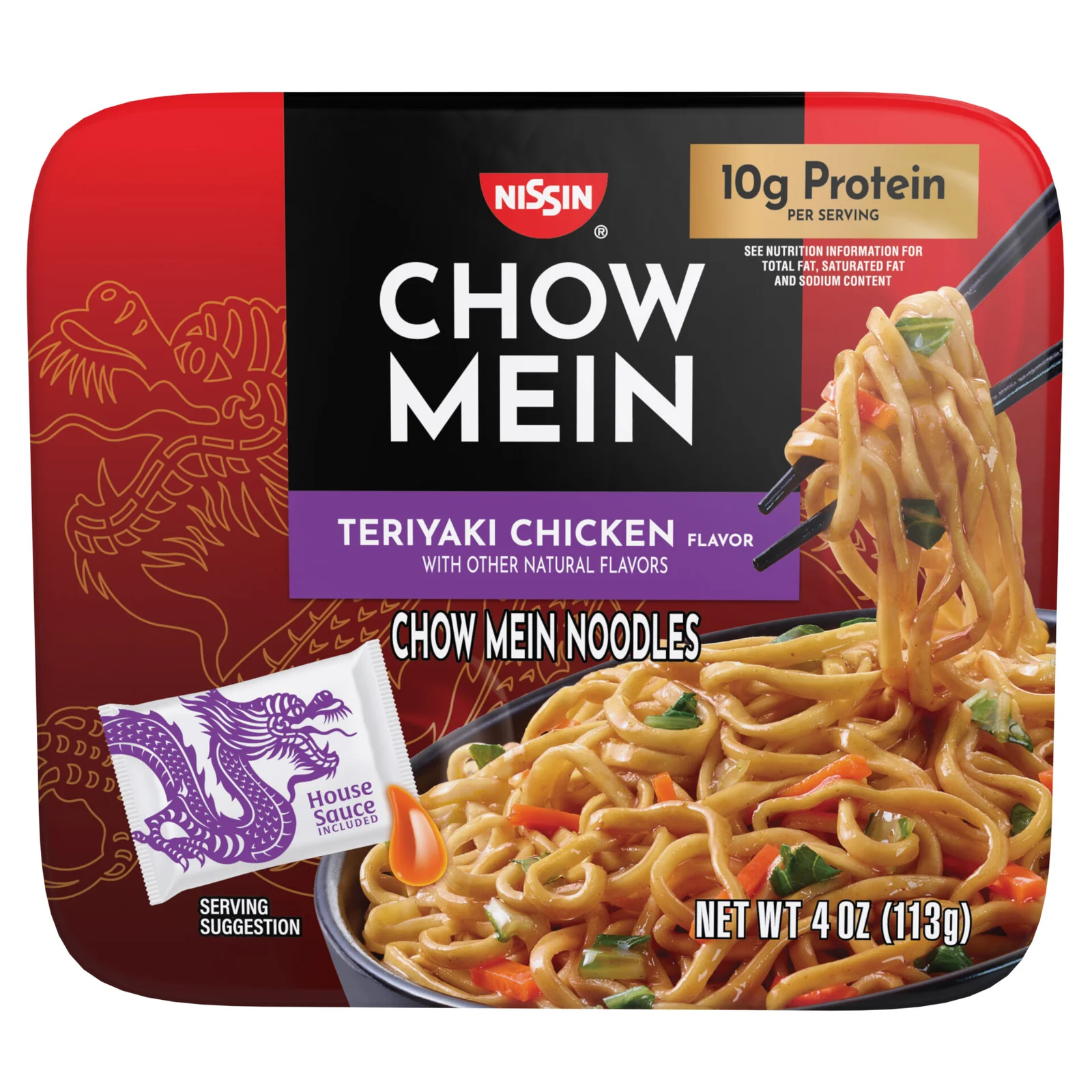 Chow Mein Teriyaki Chicken