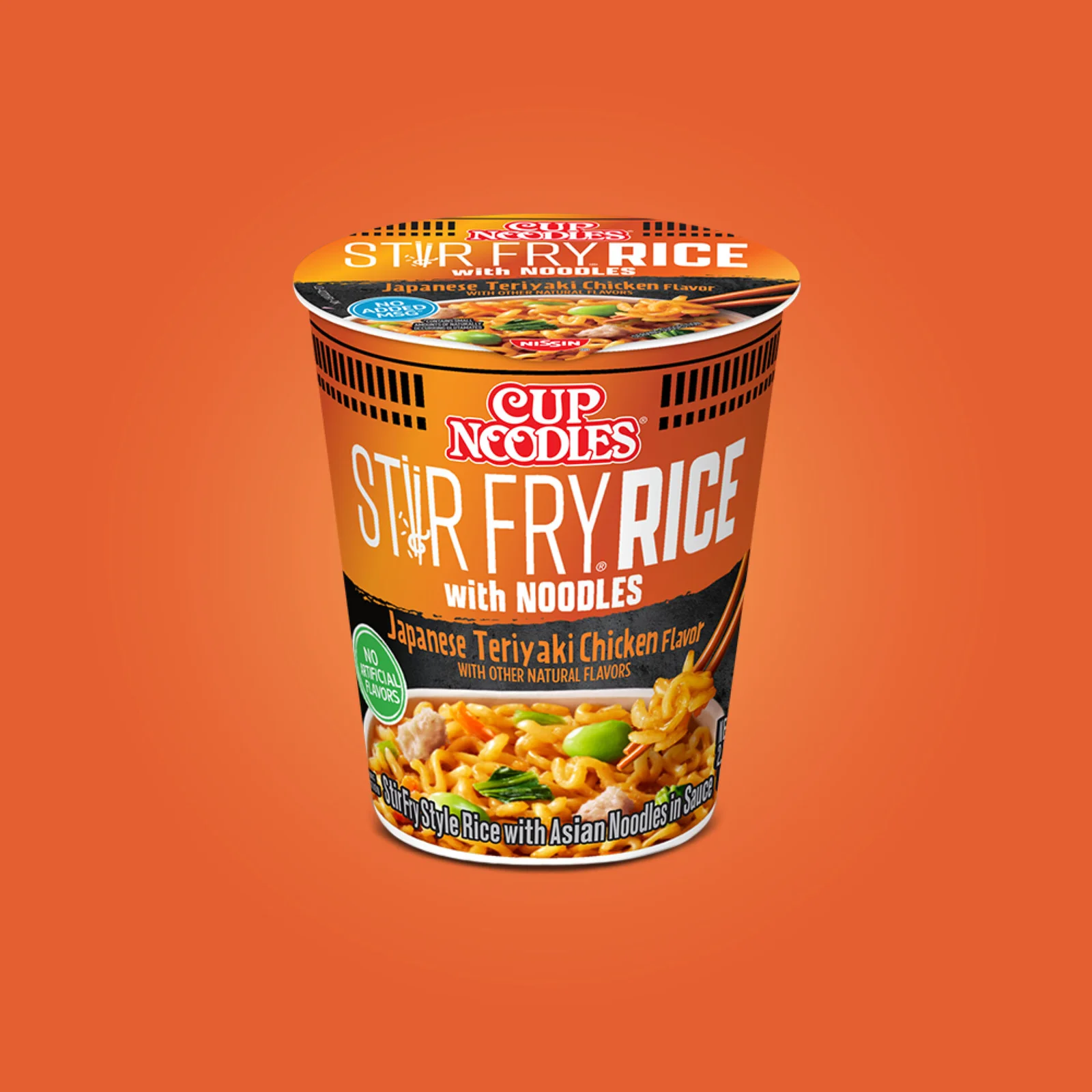 Cup Noodles Stir Fry Rice with Noodles Japanese Teriyaki Chicken