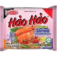Hao Hao Chilli & Lime Shrimp Flavour