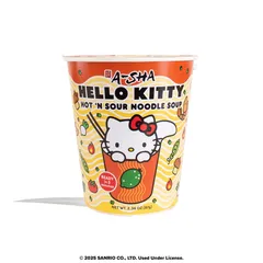 Hello Kitty Hot 'N Sour Noodle Soup Cup