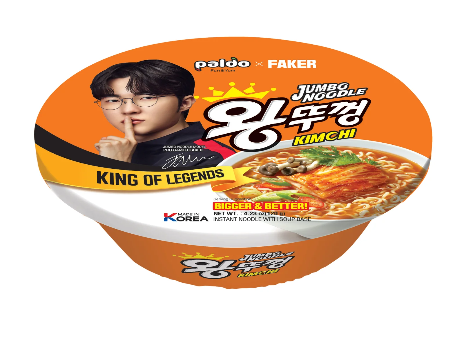 Jumbo noodle Kimchi flavor