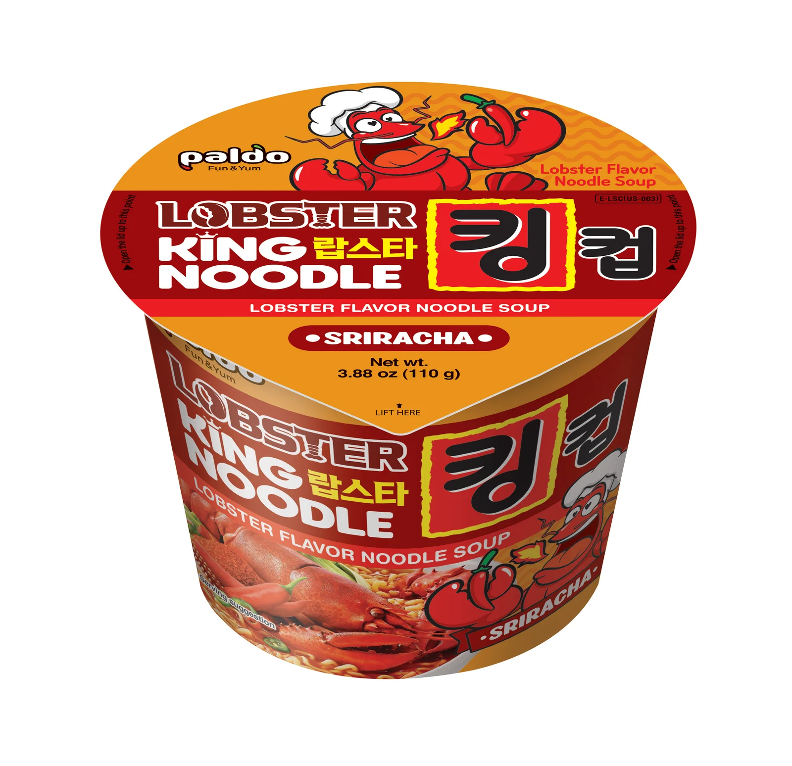Lobster Ramen Sriracha Flavor Big Bowl