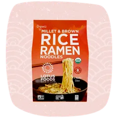 Organic Millet & Brown Rice Ramen Noodles