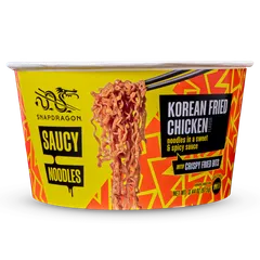 Saucy Noodles with Korean Fried Chicken Sauce, Bowl