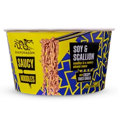 Saucy Noodles with Soy Scallion Sauce, Bowl