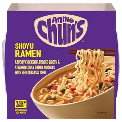 Shoyu Ramen Soup Bowl with Vegetables & Tofu