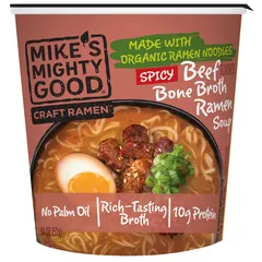 Spicy Beef Flavored Bone Broth Flavor Ramen Soup Cup